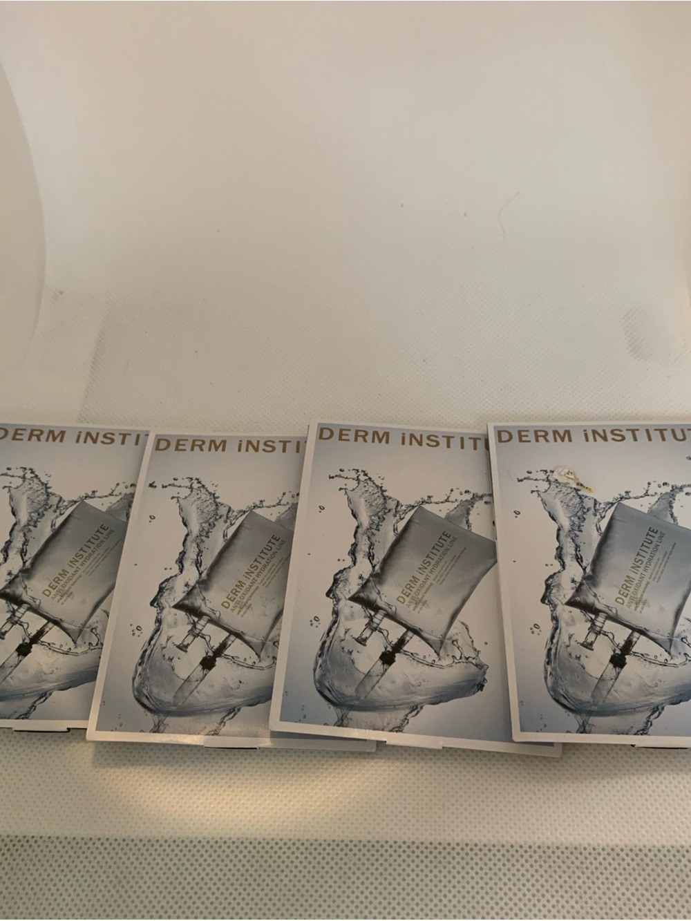 Derm Institute Anti-Oxidant Hydration Gel Mask Set of 4. New